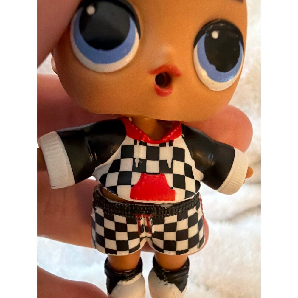 LOL Surprise OMG Boy Racer 2018 MGA Checker Outfit Doll Figure 3.5" Toy - Picture 11 of 13